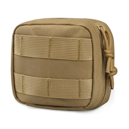 Mini Tactical Molle Pouch Compact Admin Pouch EDC Tool Pouch Utility Multi-Purpose Waist Belt Pouch Outdoor Hunting Camping Bag