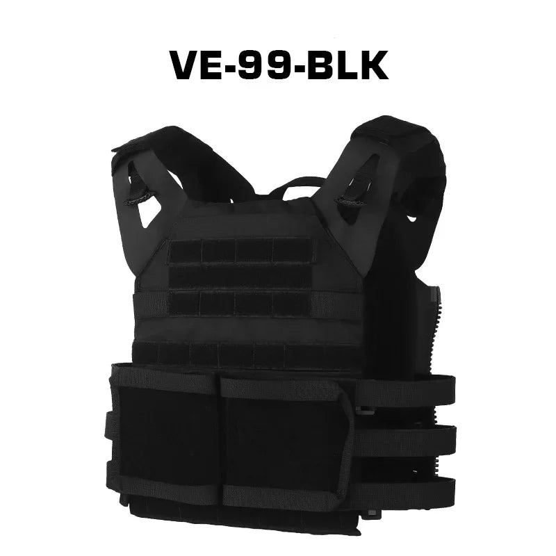Sport Vest Men JPC2.0 Breathable Adjustable Quick Release Airsoft Vest Nylon Hunting Carrier for Outdoor Paintball Training