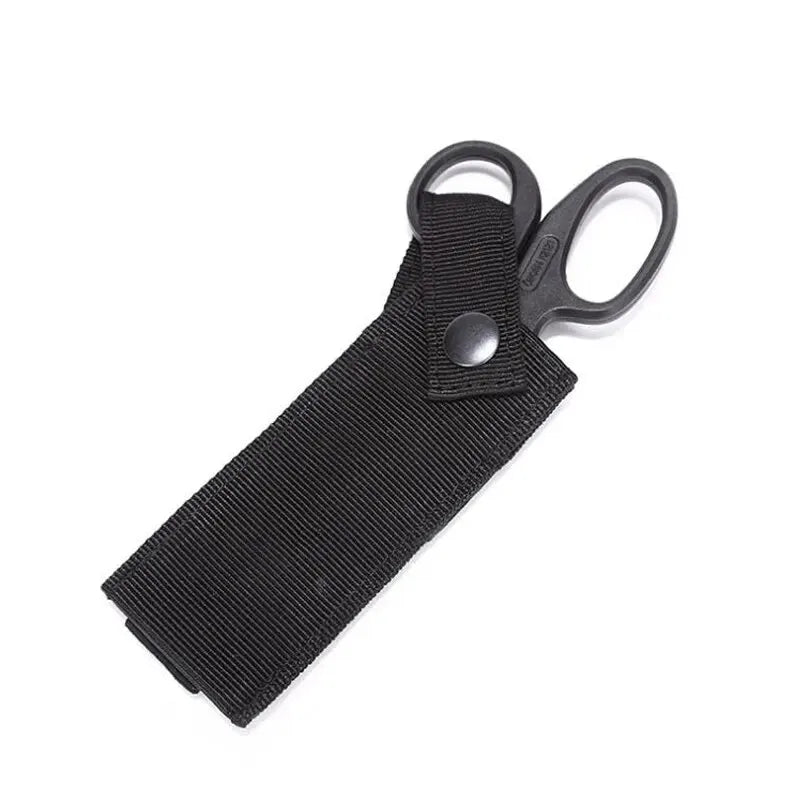 Tactical Molle Medical Scissors Pouch Flashlight Knife Holster EMT Holder Outdoor Hunting Accessories EDC Tool Bag