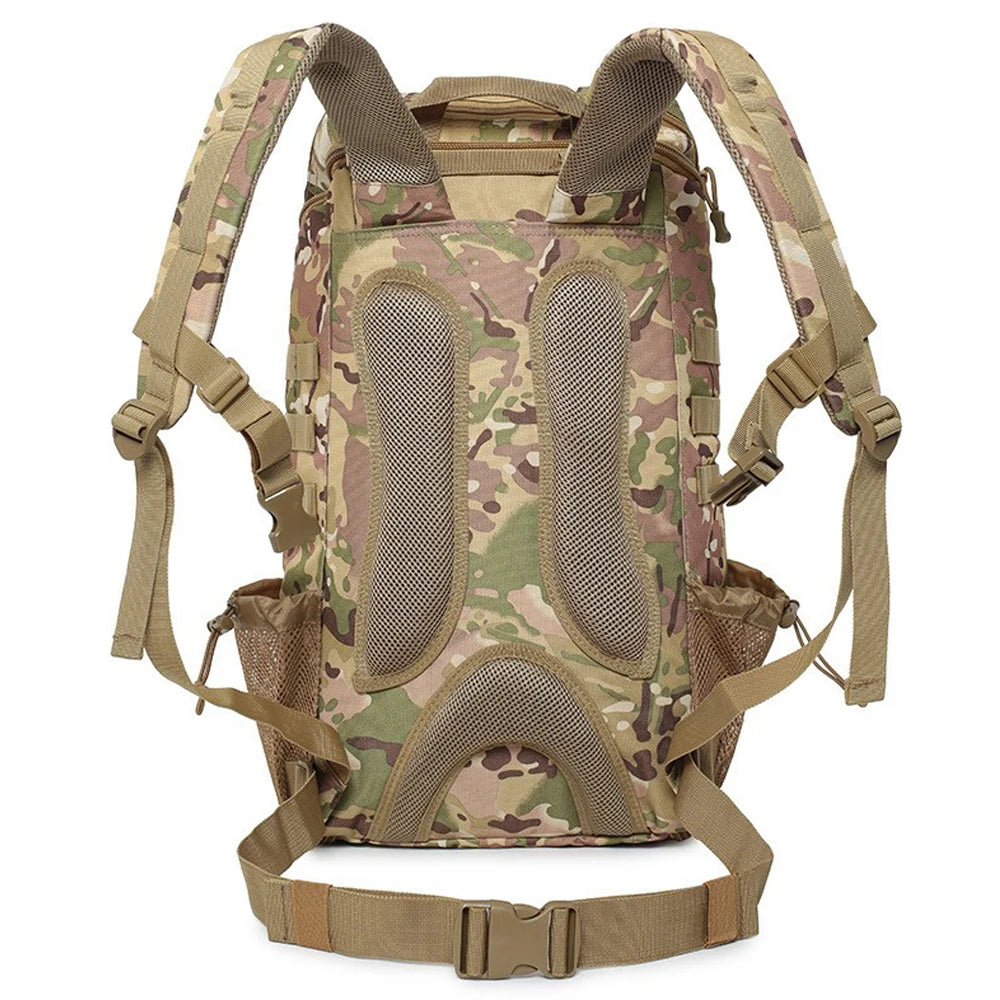 55L Tactical Medical Backpack Knapsack Outdoor Rucksack Camping Survival First Aid Backpack for Camping Hunting Sport