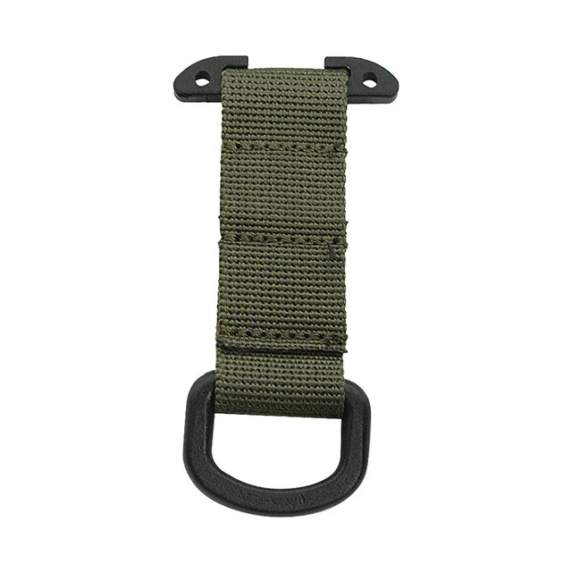 Tactical Molle Clip D Ring Hook T-mount Bar Hanging Belt Hunting Vest Plastic Carabiner Glove Clip Key Holder Battle Accessories