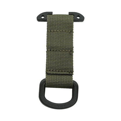 Tactical Molle Clip D Ring Hook T-mount Bar Hanging Belt Hunting Vest Plastic Carabiner Glove Clip Key Holder Battle Accessories