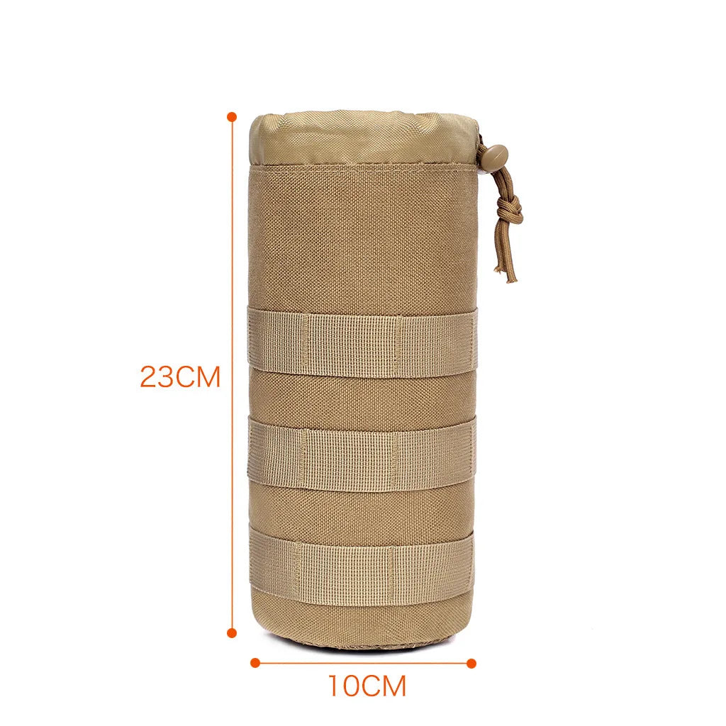 1pcs New Cheap Outdoor Hiking Travel Water Bottle Bag Cup Bag Tactical Waist Pack Outside Miscellaneous Packing Pop Bottle Bag