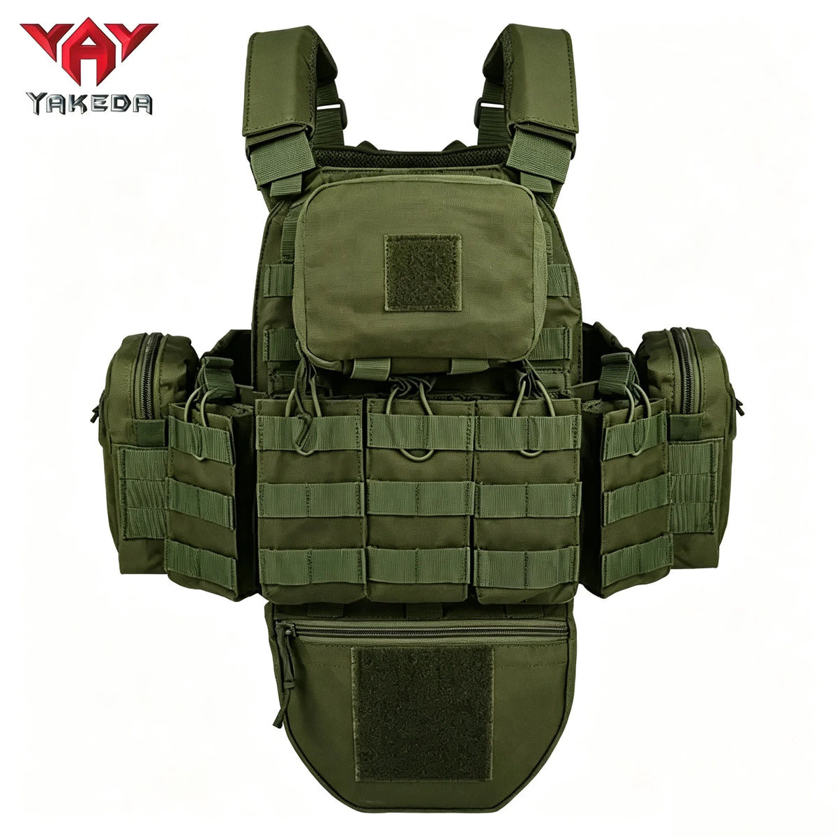 YAKEDA Tactical Vest Multifunctional Molle Breathable and Wear-resistant Outdoor Training Clothing