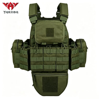 YAKEDA Tactical Vest Multifunctional Molle Breathable and Wear-resistant Outdoor Training Clothing