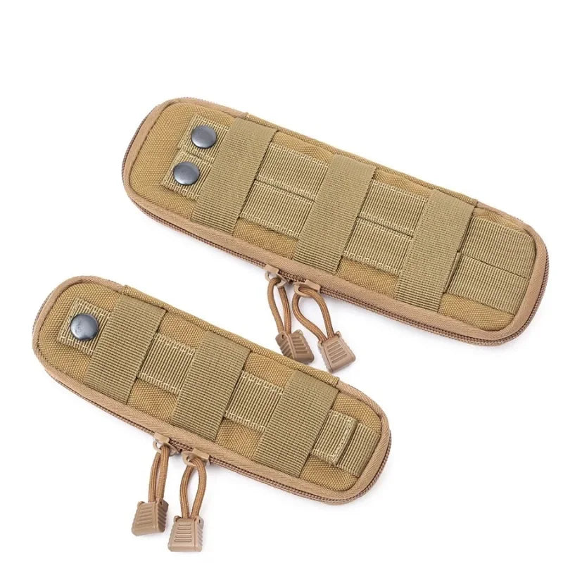 1Pc Outdoor Molle Knife Pouch Nylon Waist Set EDC Folding Knife Holder Bag Tactical Accessory