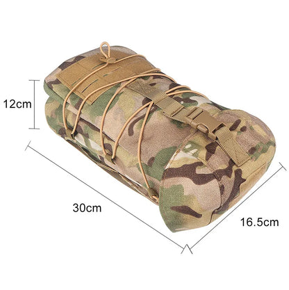 Tactical Vest Waist Bag Double Mag Pouch Adjustable Lightweight Outdoor Hiking Clothing and Sundries Storage Fanny Pack Backpack