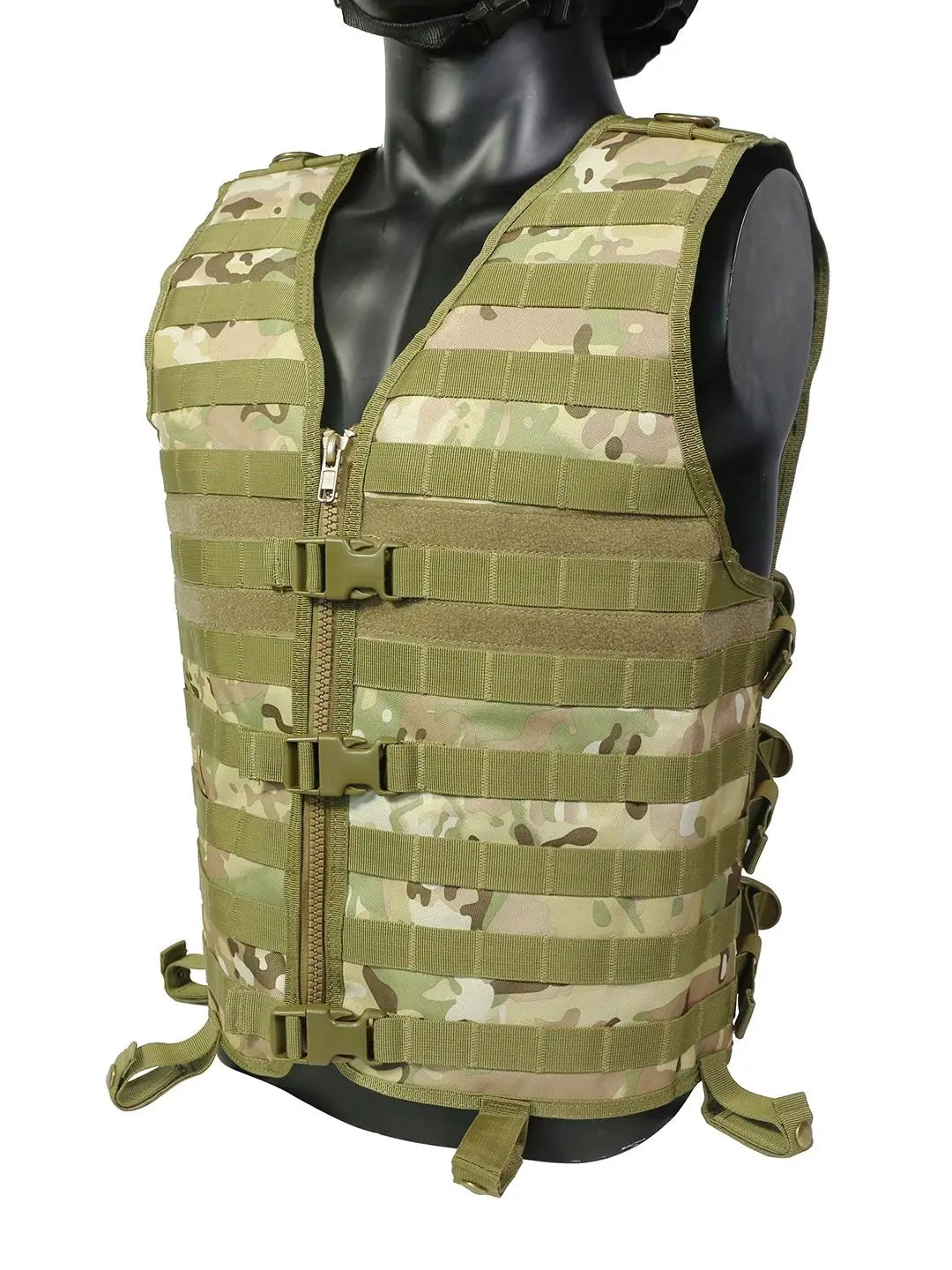 Tactical Vest Outdoor Ultra-Light Breathable Training Airsoft Vest Adjustable for Adults