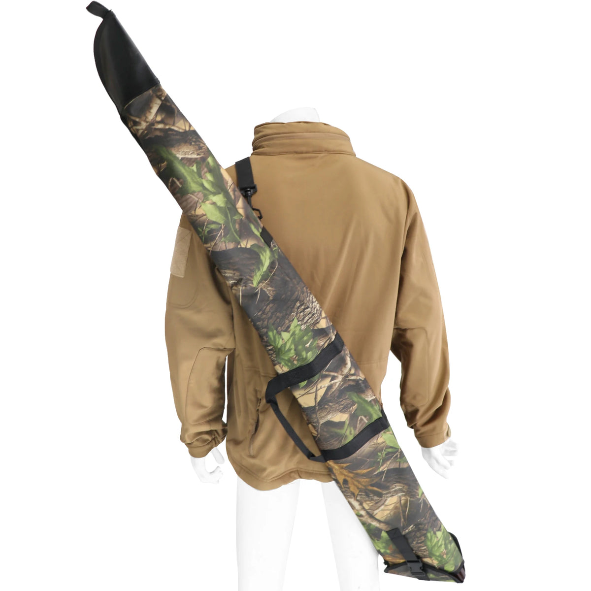 Camouflage Soft Long Tool Bag, Outdoor Hunting Thickened Shockproof Gun Bag, Portable Shoulder and Hand-Held Tool Storage Bag, Portable Protective Large-Capacity Equipment Bag