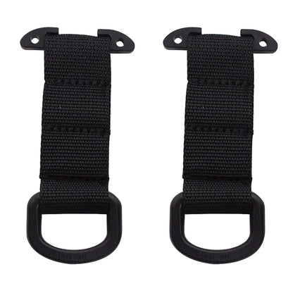 Tactical Molle Clip D Ring Hook T-mount Bar Hanging Belt Hunting Vest Plastic Carabiner Glove Clip Key Holder Battle Accessories