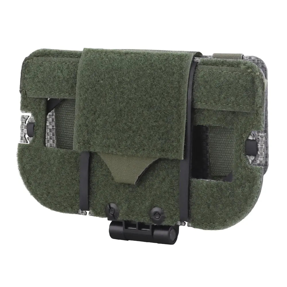 Tactical Navigation Board Molle Foldable Admin Pouch Mobile Phone Holder Chest Rig Gear for Plate Carrier Airsoft Hunting Vest