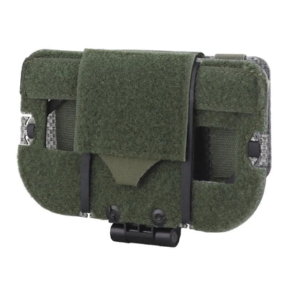 Tactical Navigation Board Molle Foldable Admin Pouch Mobile Phone Holder Chest Rig Gear for Plate Carrier Airsoft Hunting Vest