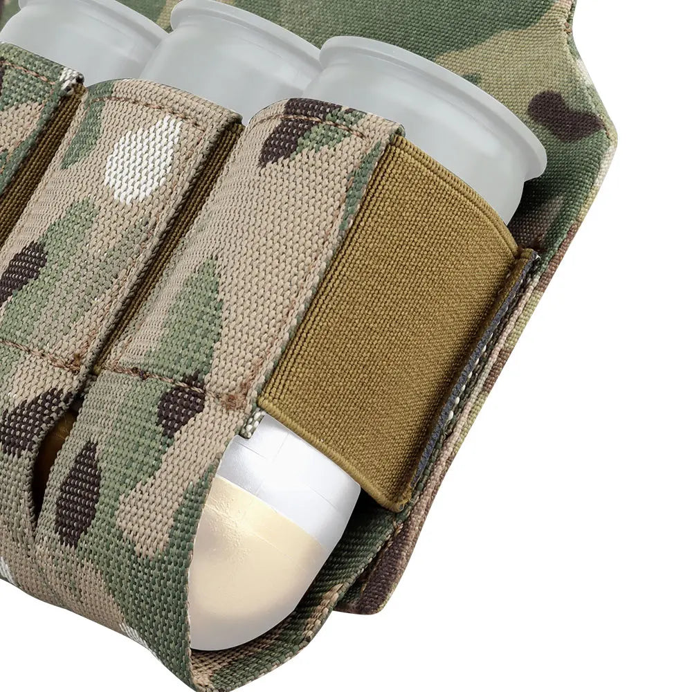 Airsoft M203 Grenade Sub Pouch 5 Round 40MM Banger Hanger Chest Rig Abdominal Tactical Vest Plate Carrier Accessories