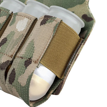 Airsoft M203 Grenade Sub Pouch 5 Round 40MM Banger Hanger Chest Rig Abdominal Tactical Vest Plate Carrier Accessories