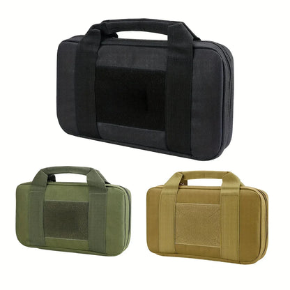 Pistol Bag Concealed Carry Case Soft Padded Handgun Pouch with Magazine Storage Slot Pistol Wallet Hunting Accessories
