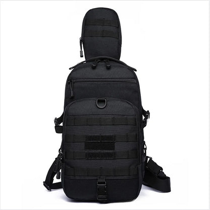 Oxford cloth chest bag, multifunctional waterproof outdoor sports shoulder bag, men's chest bag, training crossbody bag