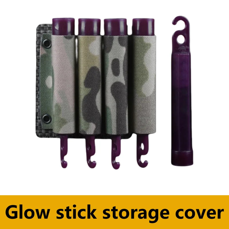 Outdoor Camping Survival Rescue Fluorescent Stick Storage Cover Outdoor Equipment Accessories Mounting MOLLE System