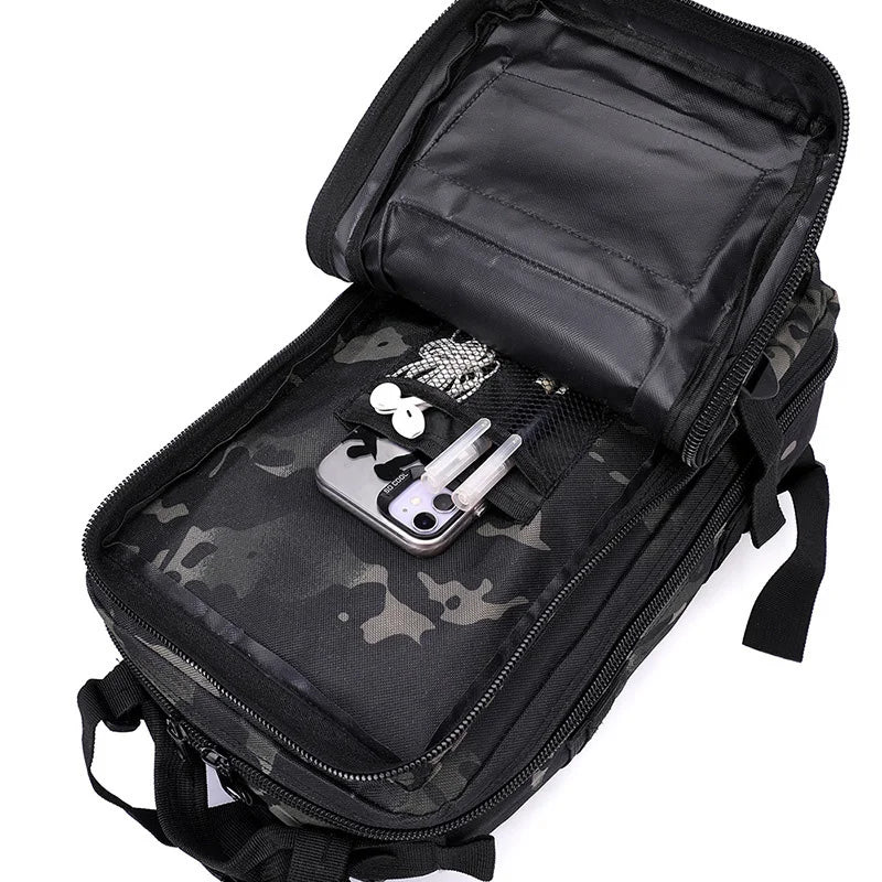 40L Tactical Backpacks For Man Hking Outdoor Survival Bags 3P Climbing Hunting Backpack Fishing Hiking Nylon Tactical Backpack