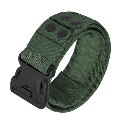 BOOIU Men's Tactical Waist Belt PP Woven Belt Multi-functional Tactical Belt For Outdoor Sports Camping Hunting Accessories