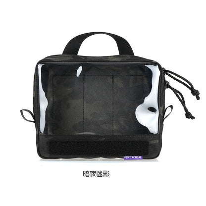 PEW TACTICAL Multiple Transparent and Visible Storage Bag Accessory Pouch Tactical Backpack Built-In Sundry Bag