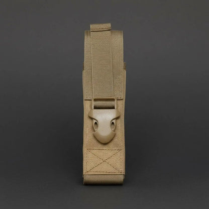 Durable Pouch MOLLE Flashlight Case Nylon Torch Holster Vest Backpack Attach for Outdoor Use