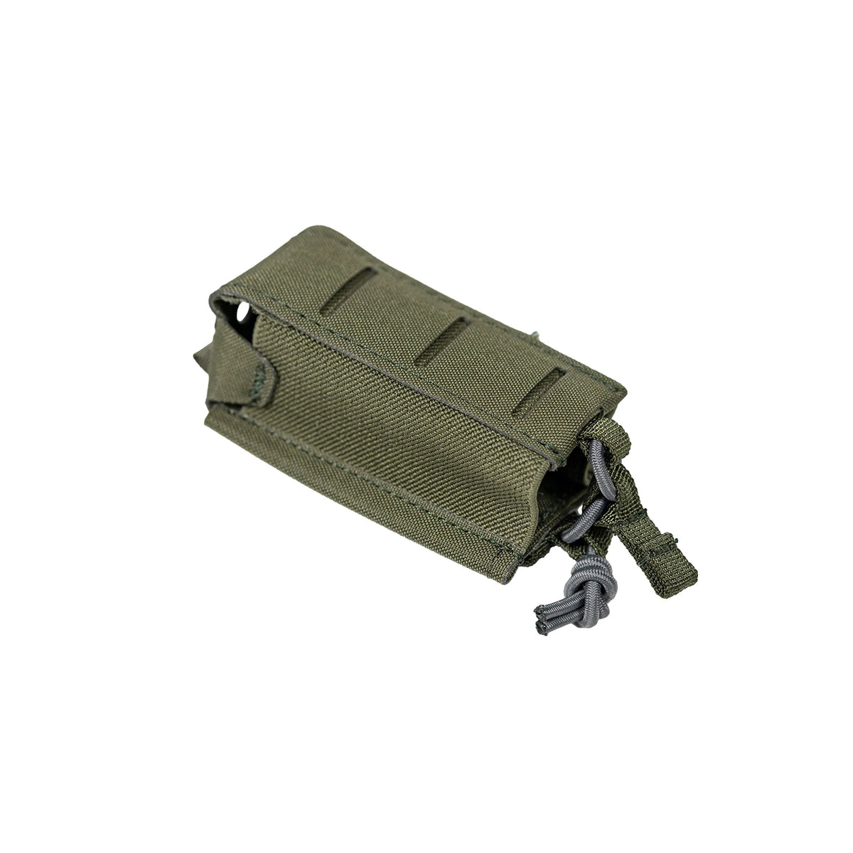 Tactical Pistol Mag Pouch，Open-Top Quick Draw 9mm Magazine Holder, MOLLE Elastic Retention for Airsoft & Military