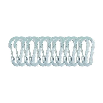 12PCS Carabiner Clip Set Tourist Small Hooks Outdoor Fishing Camping Cycling Hiking Multi Tool Keychain Buckle Karabiners