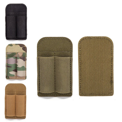Tactical 2 Rounds Buttstock Ammo Pouch 7.62mm Bullet Magazine Hunting Accessories 2 Hole Ammo Shell Holder Shotgun Bullet Pouch