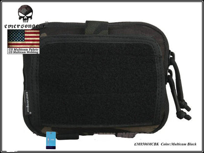 EMERSON ADMIN Multi-purpose Map Bag 500D NYLON for Airsoft and Hunting Tactical Pouches EM8506 Black