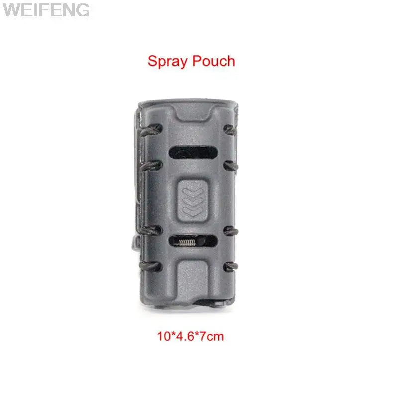 Spray Pouch Holder Flashlight Pouch Baton Holster Molle Belt Clip 360 Degree Rotation Self Defense Tool Holder