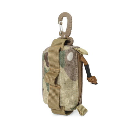 Tactical EDC Pouch Zipper Key Card Holder Pouch Coin Purses Wallet Small Bag Organizer Outdoor Key Bag
