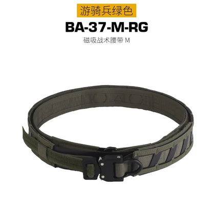 Hot Tactical Magnetic Quick Positioning Waist Belt M System Mounted with Inner and Outer Double-Layer Waist Belts