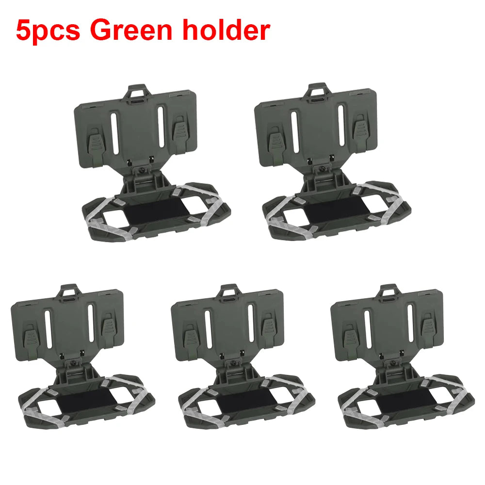 1/5/10PCS Tactical Folded Navigation Board Practical Chest Bag Map Case Mobile Phone Holder Pouch Molle Vest Airsoft Accessories