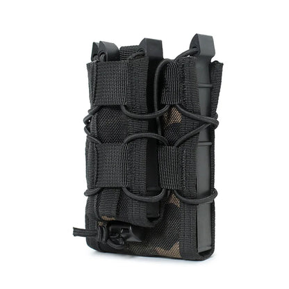 5.56 9mm Magazine Pouch  AK AR M4 AR15 Double Magazine Bag Rifle Pitol Molle Mag Holster Pouch for Hunting CS Paintball