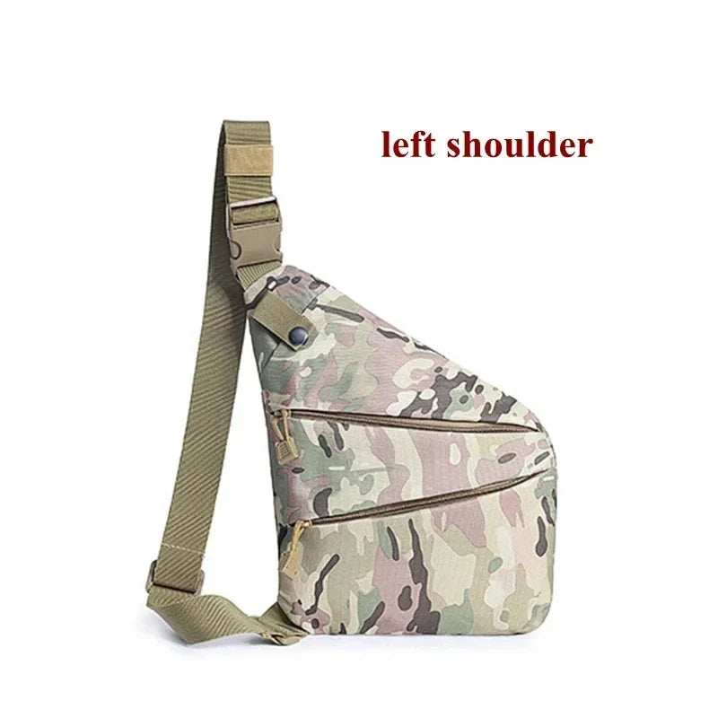 Concealed Carry Tactical Storage Gun Bag Multifunctional  Holster Pocket Men's Anti-theft Hunting Shoulder Chest Bag