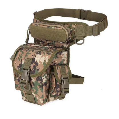 Outdoor Drop Leg Bag EDC Molle Hunting Hiking Fanny Thigh Pack Motorcycle Riding Men Tool Waist Pouch