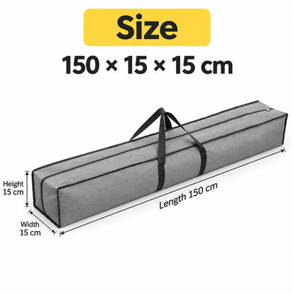 Cationic Oxford Fabric Outdoor Gear Storage Bag Large Rectangular Camping Equipment Carry Bag Dual Zipper Water-Resistant
