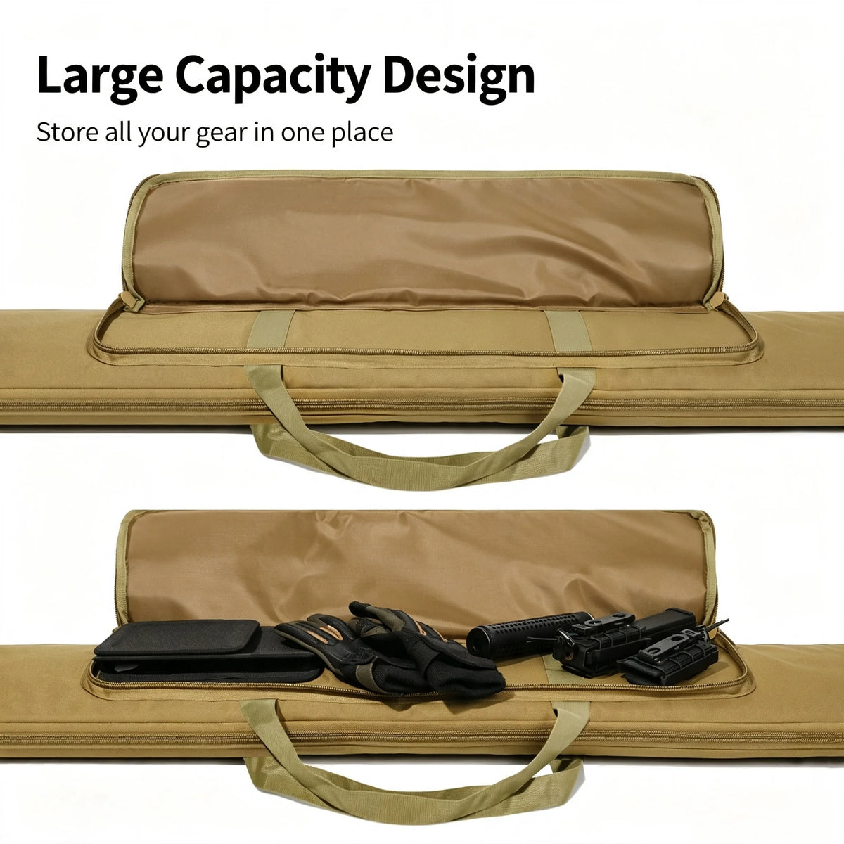 Large Capacity Hunting Rifle Storage Bag Wear-resistant  Tactical Airsoft Gun Carry Case for Outdoor Camping Shooting CS