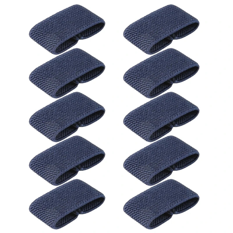 10 Pcs Elastic Belt Loop Keepers Nylon Belt Loop Backpack Strap Holder Retainers Band Tactically Belt Holder Band