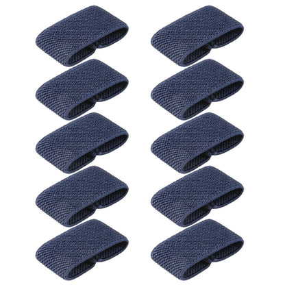 10 Pcs Elastic Belt Loop Keepers Nylon Belt Loop Backpack Strap Holder Retainers Band Tactically Belt Holder Band