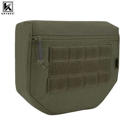 KRYDEX Tactical Dangler Drop Pouch Utility Tool Storage Bag with Hook and Loop for JPC CPC AVS Armor Plate Carrier Vest