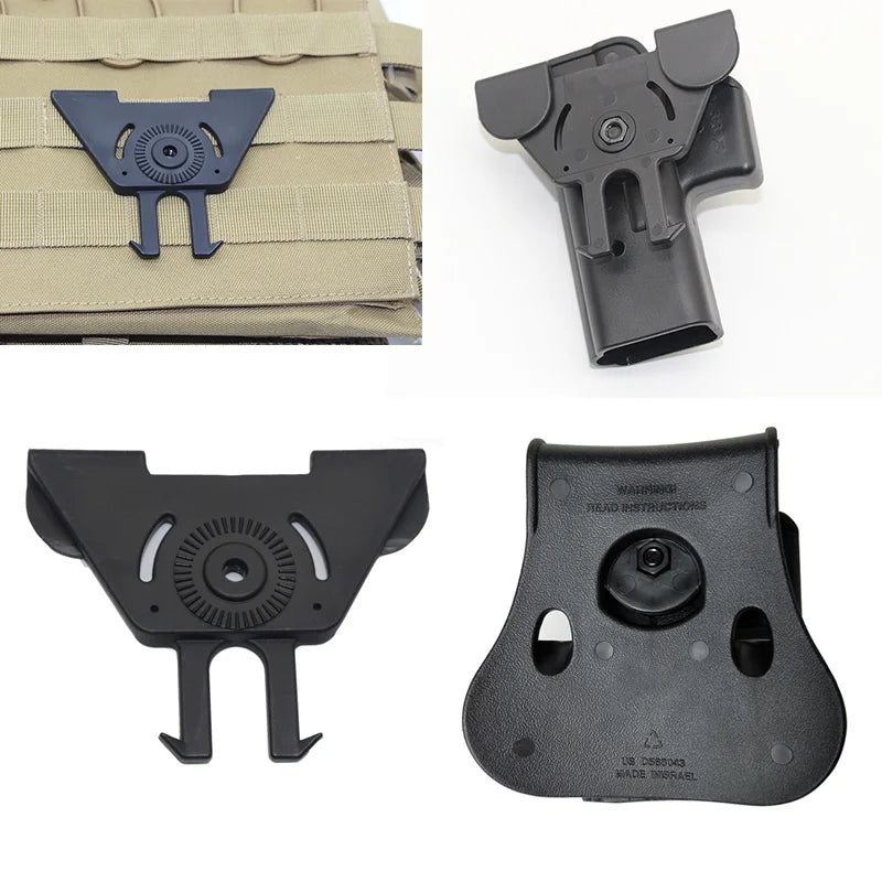 Tactical 9mm Double Magazine Pouches for Glock 17 Beretta M9 M92 Colt 1911 Hunting Universal 9mm .40 Mag Holster Mag Holster