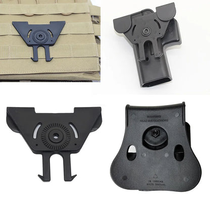 Tactical 9mm Double Magazine Pouches for Glock 17 Beretta M9 M92 Colt 1911 Hunting Universal 9mm .40 Mag Holster Mag Holster