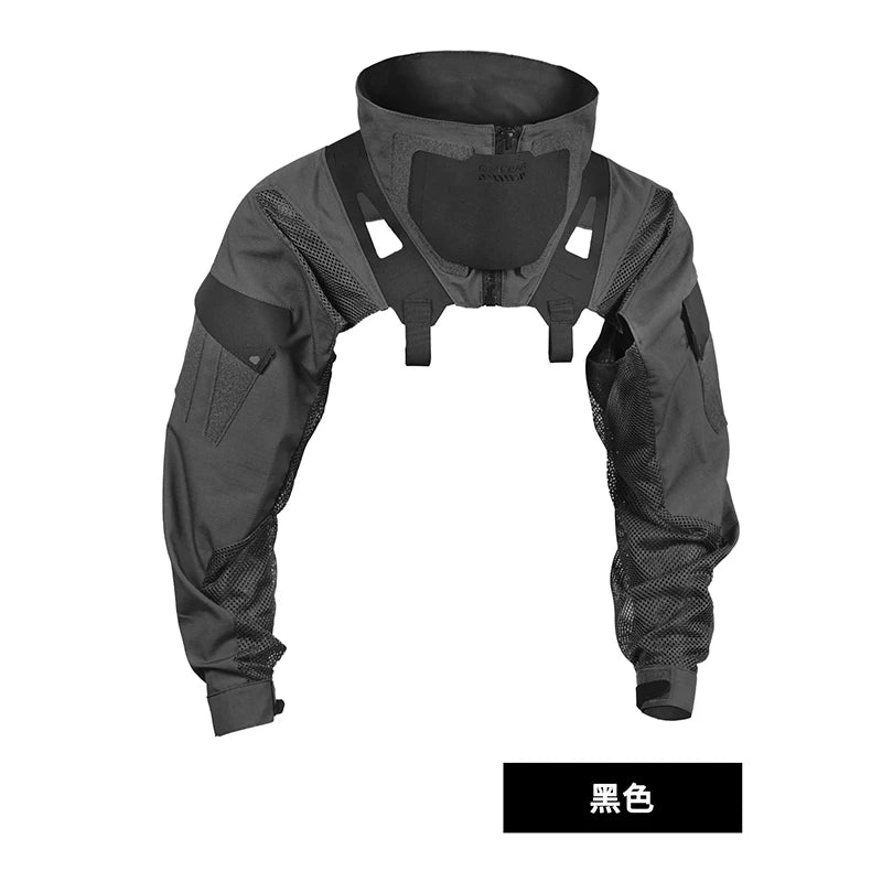 Functional Sleeve Suit, Breathable And Sun Resistant, Compatible With Tactical Chest Hanging Vest