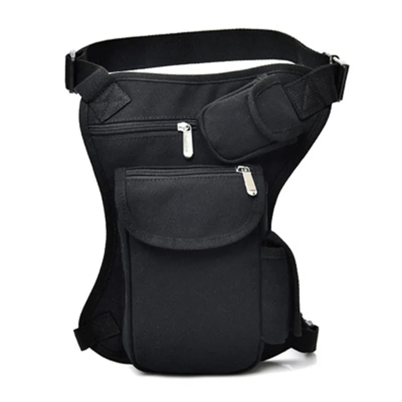 Men's Tactical Drop Leg Bag Multifunctional Waist Pack Adjustable Thigh Belt Hiking  Sports Cycling Waterproof Nylon Camping Bag