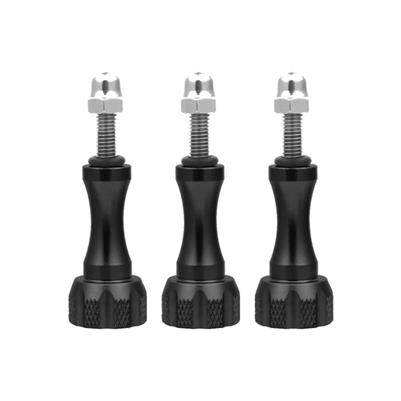 Aluminum Bolt Nut Thumb 1/4 Screws Mount for GoPro 13 12 11 10 9 8 DJI Osmo Action 5 6 Pro 4 Insta360 X6 X5 X4 Camera Accessory