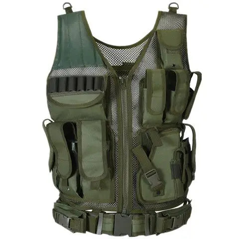 Adjustable Molle Tactical Vest Military Combat Body Armor Vests Security Hunting Army Outdoor CS Game Airsoft Training Jacket