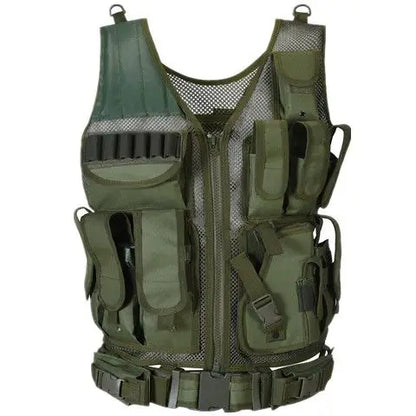 Adjustable Molle Tactical Vest Military Combat Body Armor Vests Security Hunting Army Outdoor CS Game Airsoft Training Jacket
