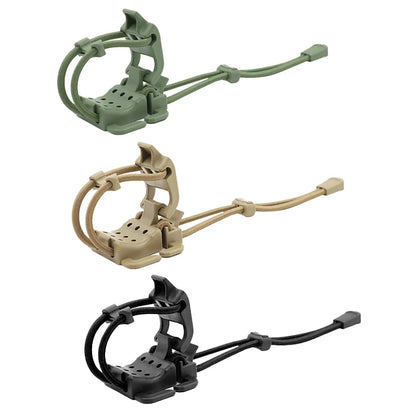Tactical Flashlight Clip Molle Hiking Accessories Multifunction Hanging Buckle Shovel Clamp Axe Clamp Bracket Military Backpack