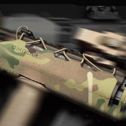 DMGear Tactical Gun Rail Cover Rail Wrap Heavy Heat Shield Gear Wrap Hand Protective Fit Quad/ One Rails 500D Nylon
